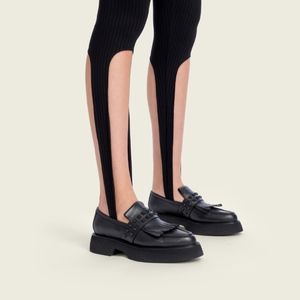 Black Leather Loafers